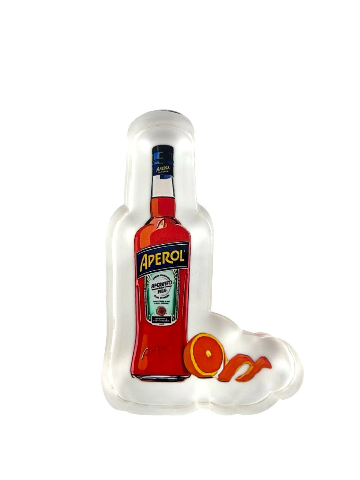 Acrylic Napkin Weight, Orange Cocktail