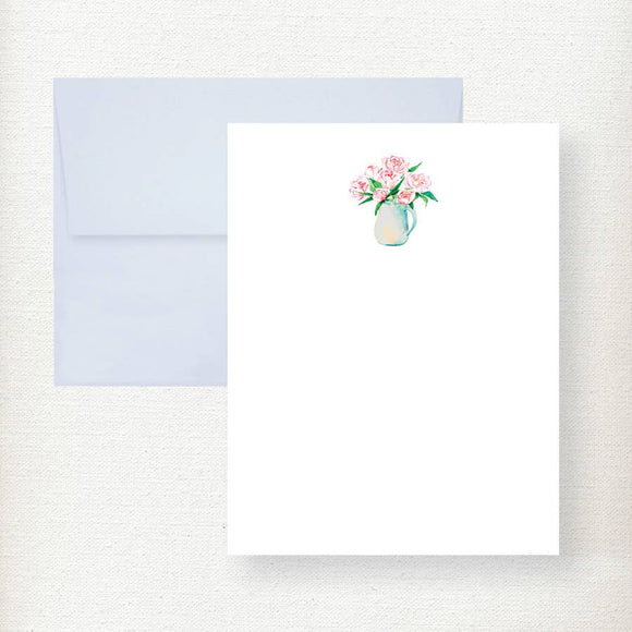 Peony Vase Note Card