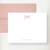Bow Thank You Note Card