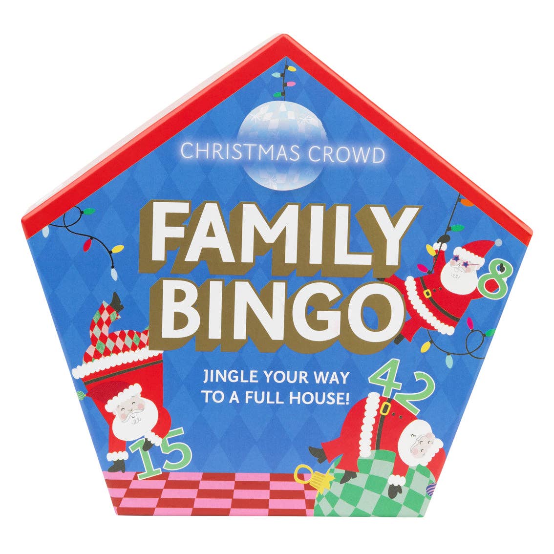 Santa Family Bingo Game - 6 Pack Display | Christmas Game |