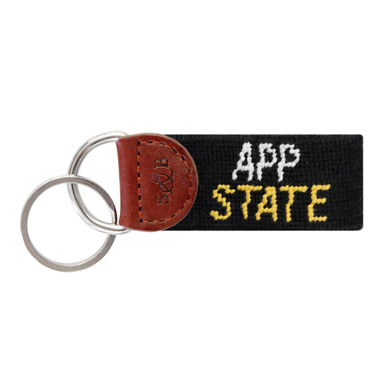 Collegiate needlepoint keychain