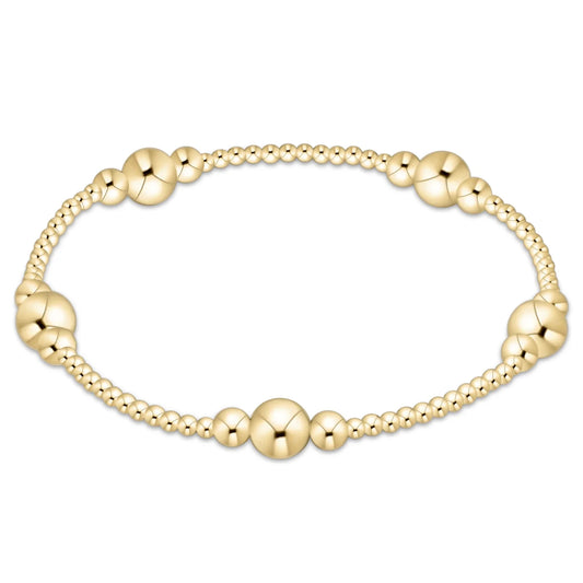 Purpose Gold 6mm bead bracelet