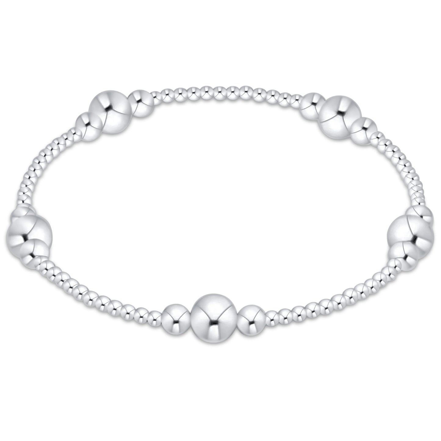 Purpose sterling 6mm bead bracelet