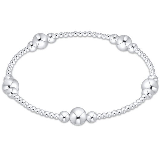 Purpose sterling 6mm bead bracelet