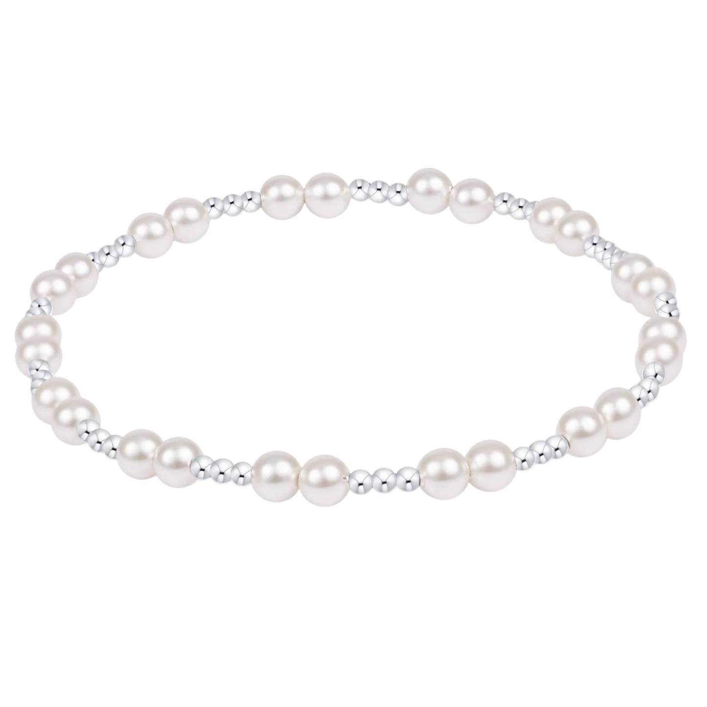 Together Pearl 4mm Sterling Bracelet