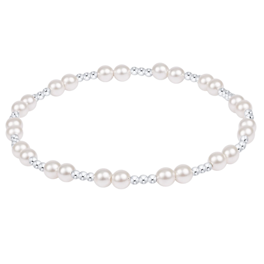 Together Pearl 4mm Sterling Bracelet