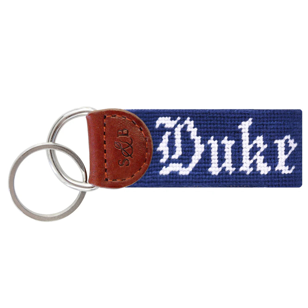 Collegiate needlepoint keychain