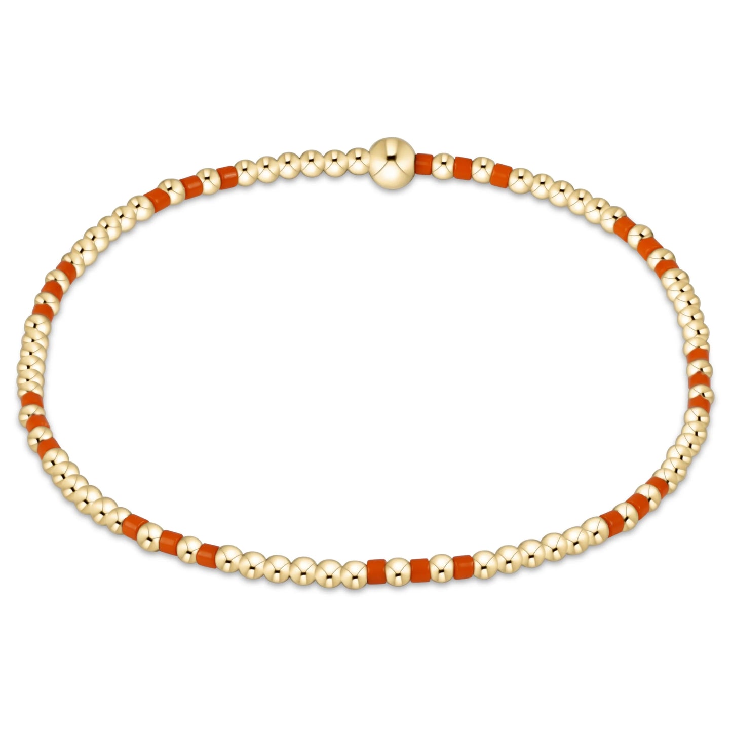 Gameday Hope Joy Pattern 2mm bead bracelet
