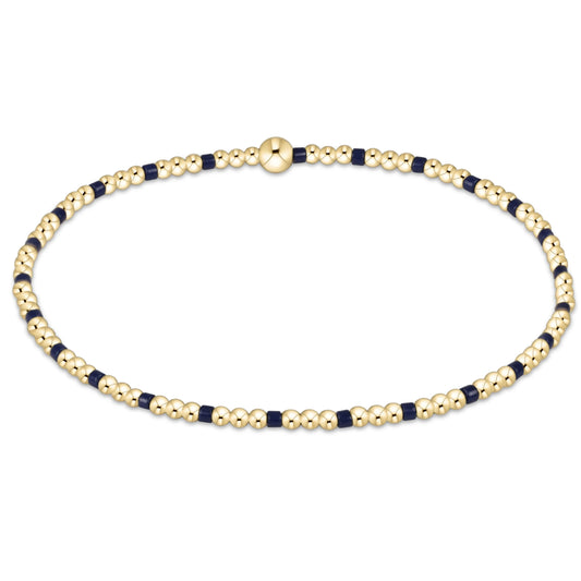 Gameday Hope Sincerity Pattern 2mm Bead Bracelet