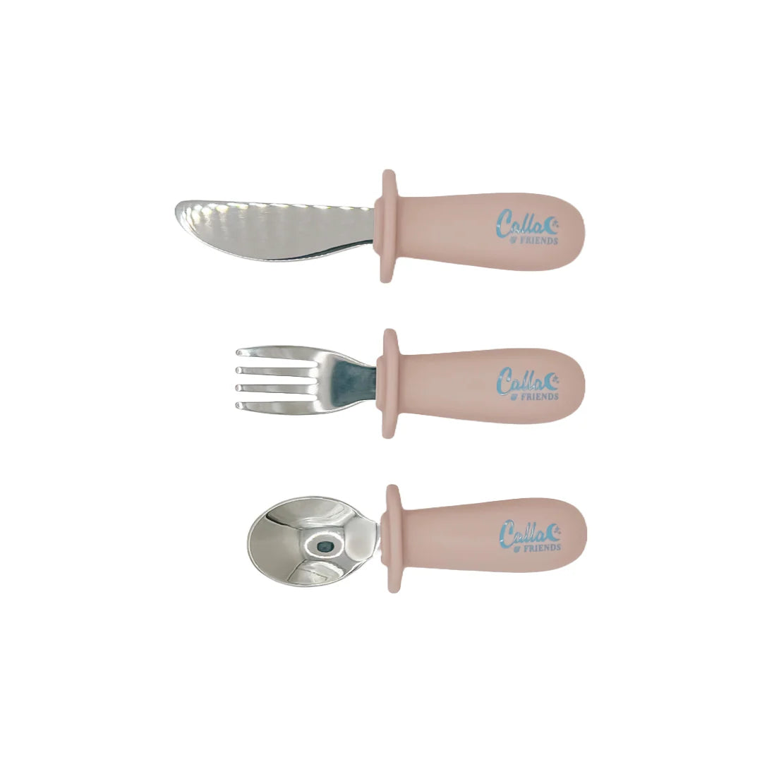 Silicone & Stainless Steel Toddler Utensils