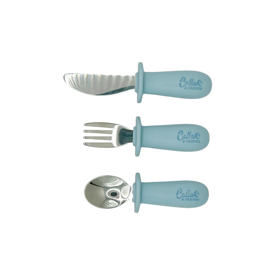Silicone & Stainless Steel Toddler Utensils