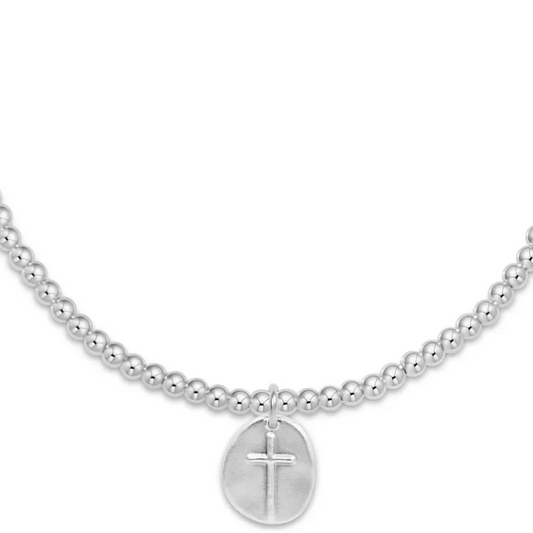 Sterling Choker 15" 2mm inspire small sterling charm