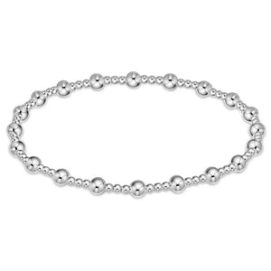 Classic Sincerity pattern 4mm bracelet - sterling