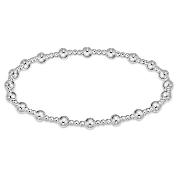 Classic Sincerity pattern 4mm bracelet - sterling