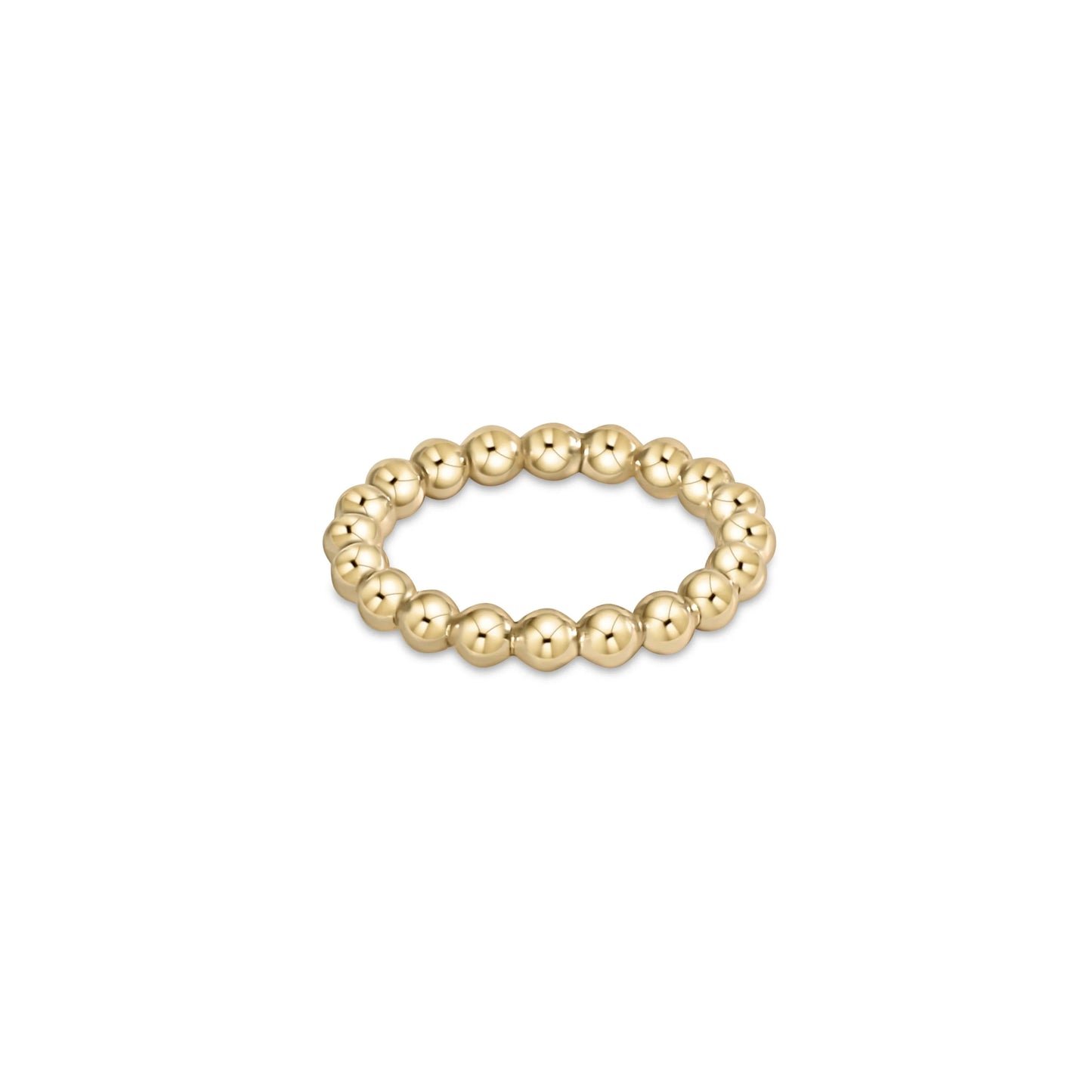 Classic Gold 3mm Bead ring