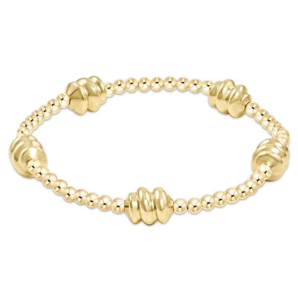 Admire Gold 3mm bead bracelet - Gold