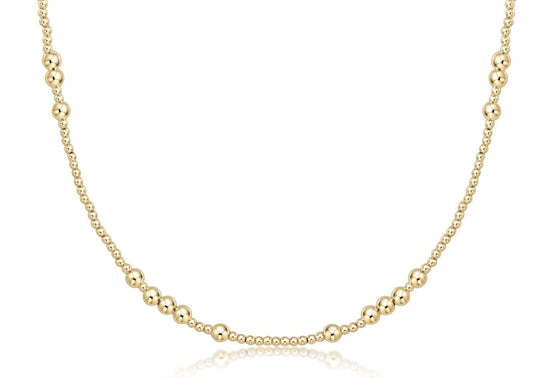 17" Choker Hope Unwritten - 4mm Gold