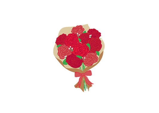 Roses are Red Bouquet - Mini Attachment