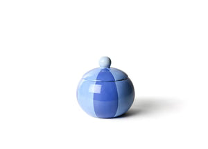 Iris Blue Pirouette Medium Lollipop Jar
