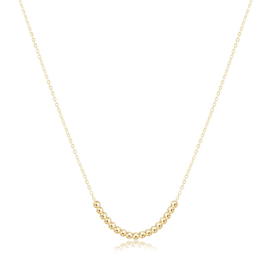 16" necklace gold - beaded bliss small gold