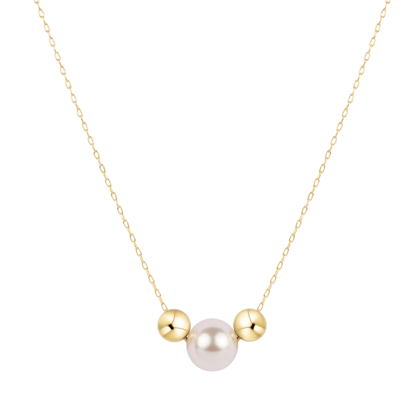 egirl 14" necklace Gold - Purpose Pearl