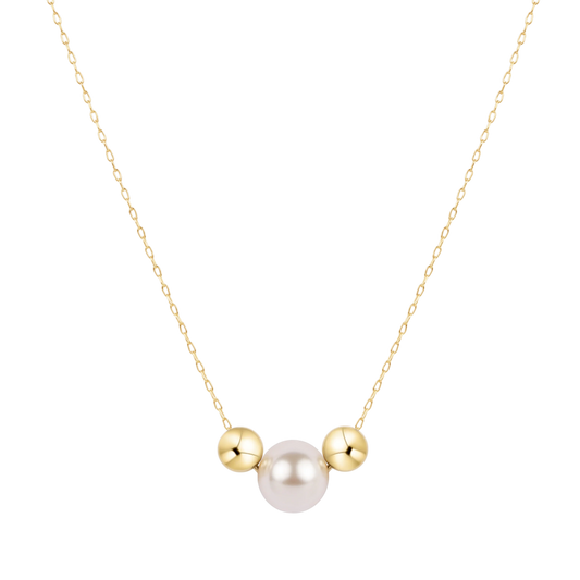 egirl 14" necklace Gold - Purpose Pearl