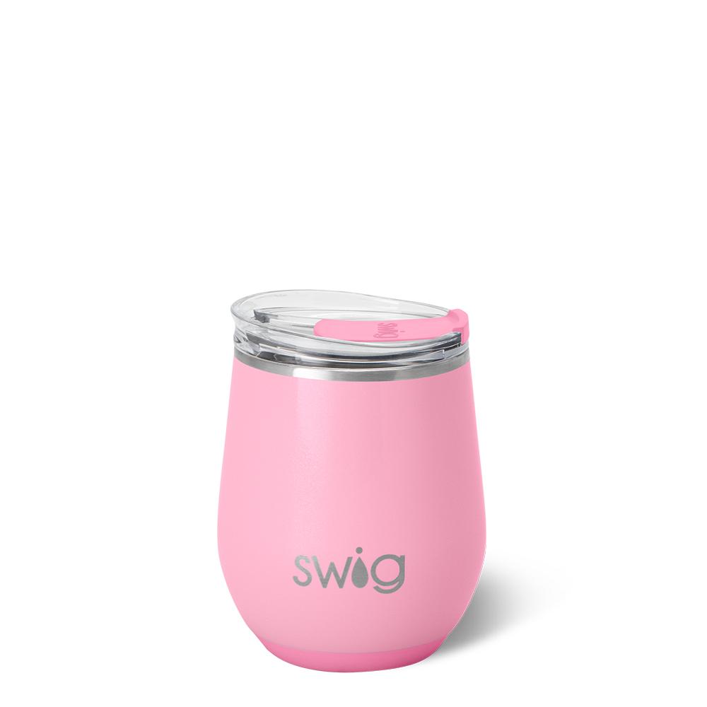 Shimmer Bubblegum Stemless Wine Cup 12oz
