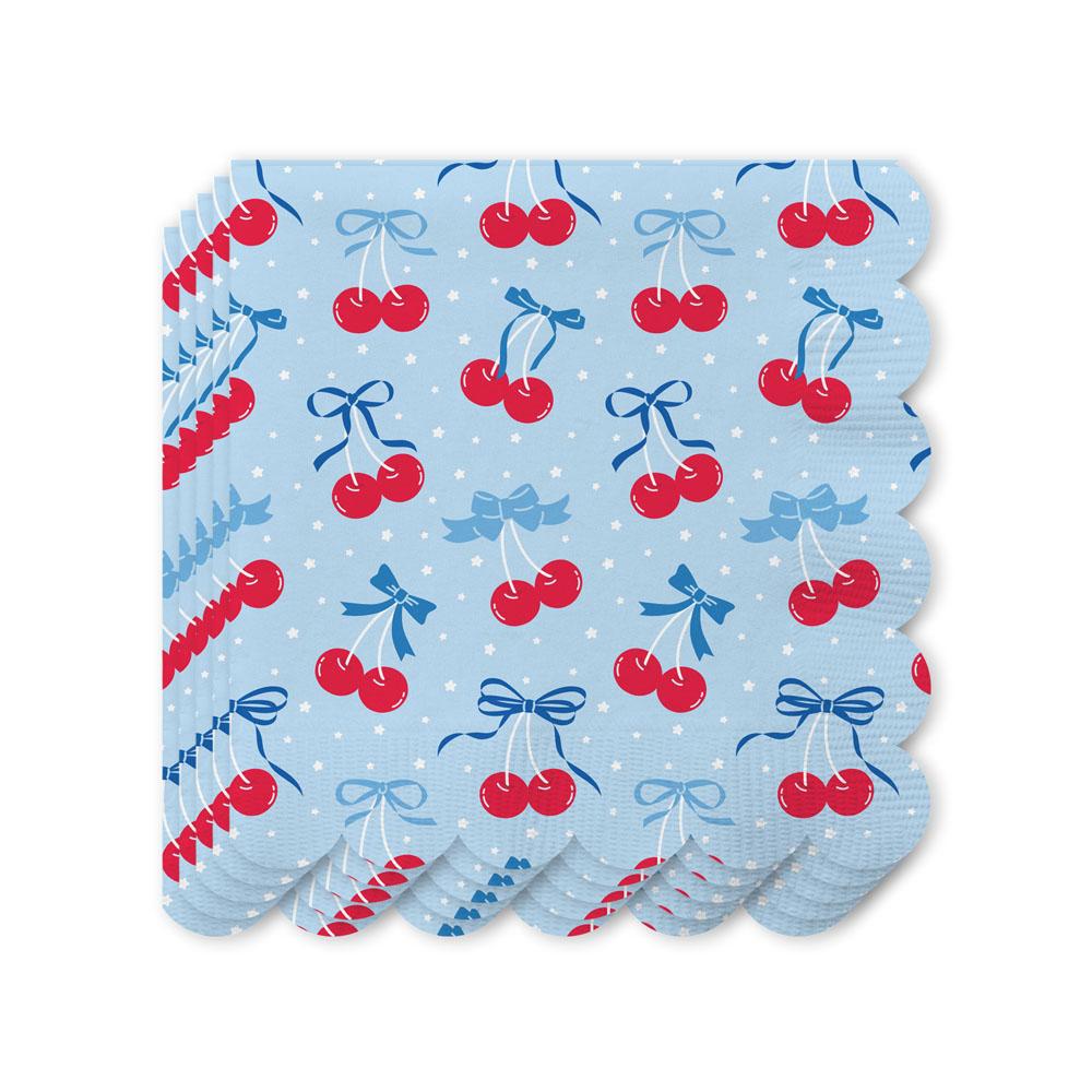 Cherry Pop Cocktail Napkins