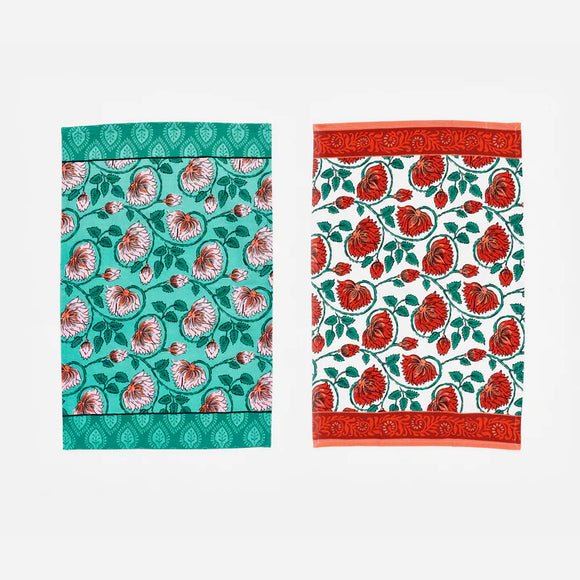 Dish towel set of 2 Spice Trail