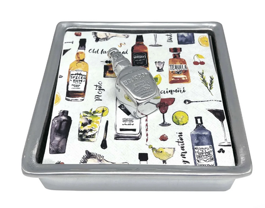 Bourbon Signature Napkin Box Set