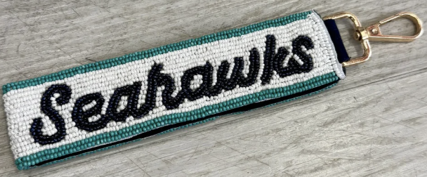 Beaded Wristlet - collegiate beaded