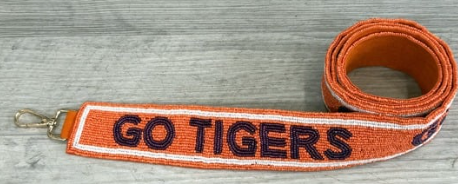 Bag strap collegiate beaded