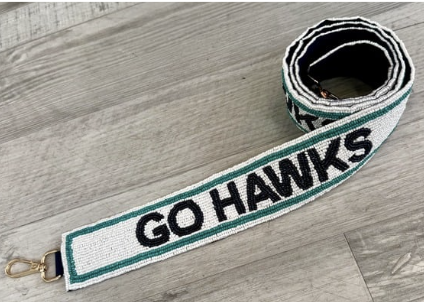 Bag strap collegiate beaded