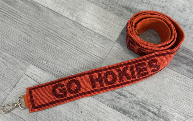 Bag strap collegiate beaded