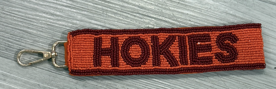 Beaded Wristlet - collegiate beaded