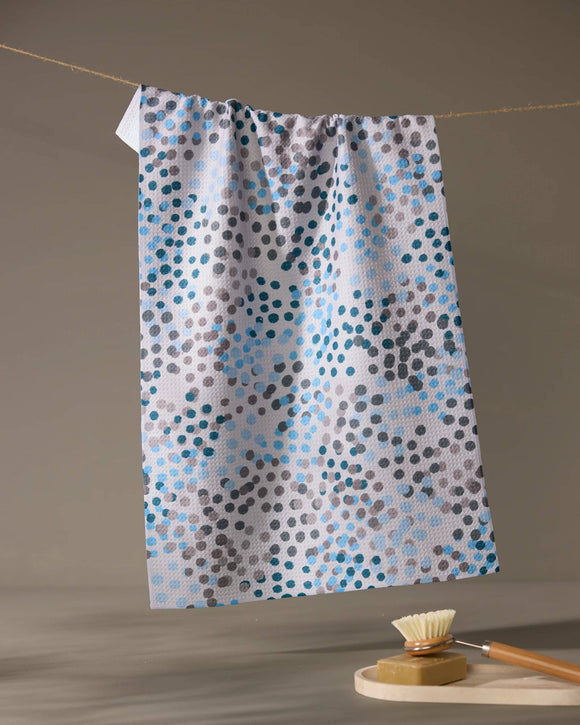 Cool Dots Tea Towel