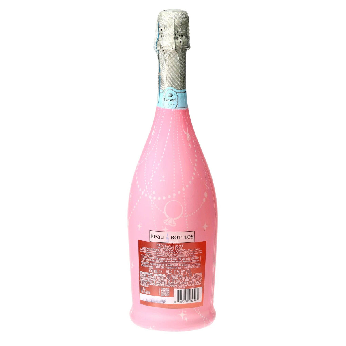 Pink Pearls & Prosecco Prosecco Bottle Wrap