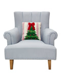 Pink Stripe Tree w/Ribbon Hook Pillow