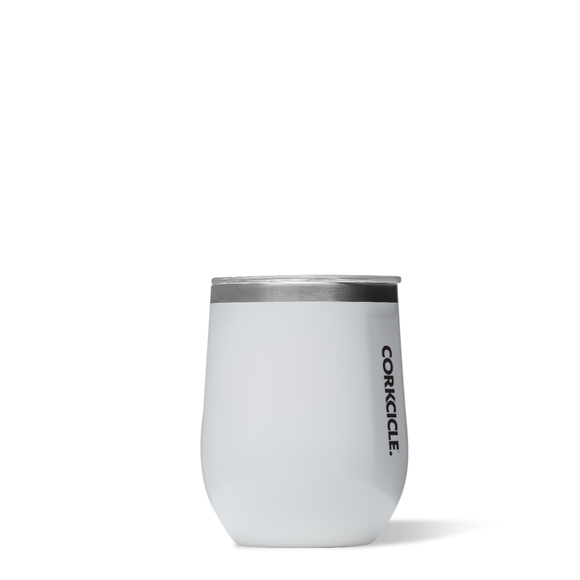 Stemless - 12oz Gloss White