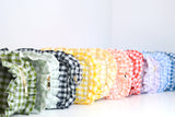 Gingham Frilly Makeup Bags, Makeup Bags, Summer Bag