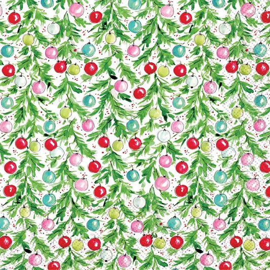 Paper Lunch Napkins 20 Ct Christmas Ornaments & Lights