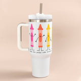 Color The World With Kindness 40oz Tumbler