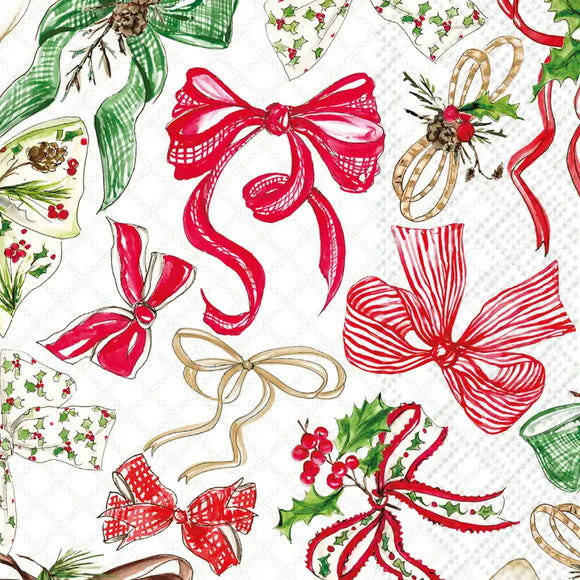 Guest Towels 20ct Christmas Bows Christmas
