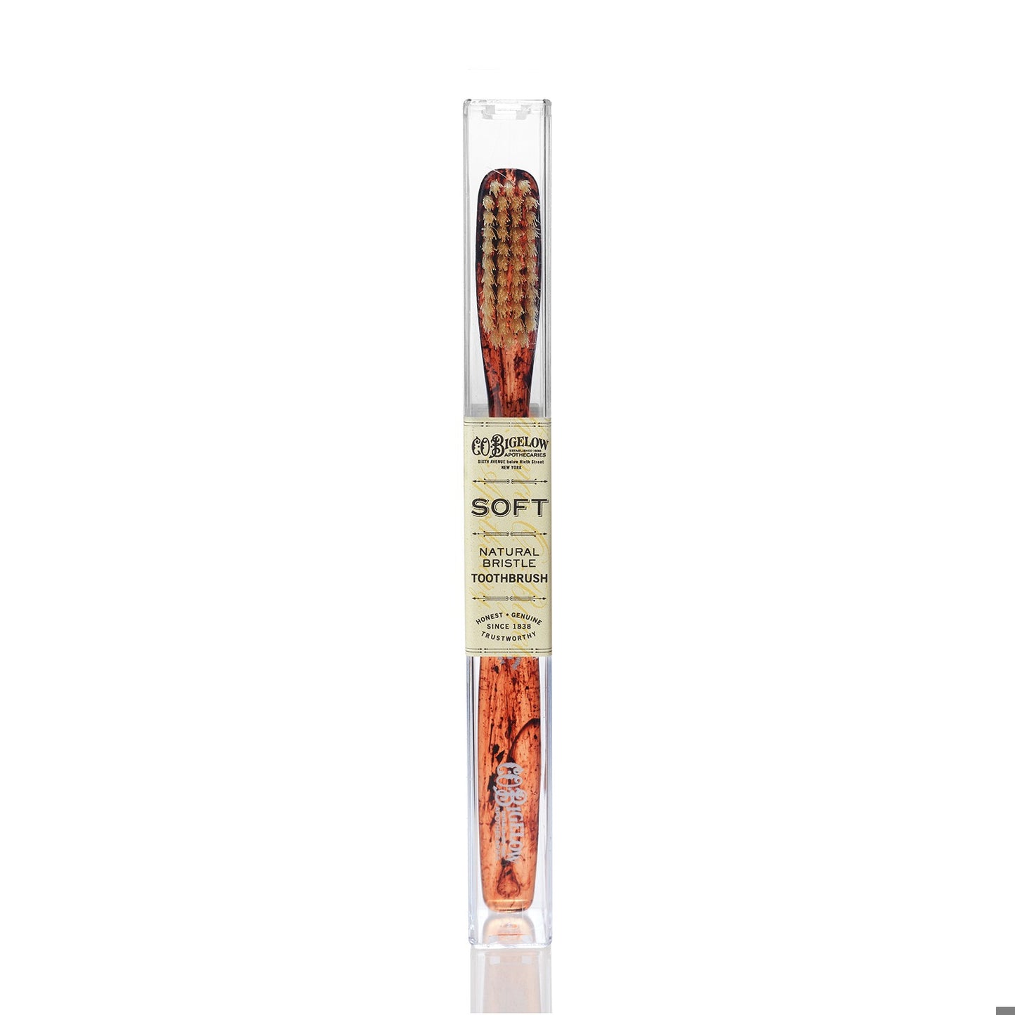 COB Natural Bristle Toothbrush - Tortoise (Soft)