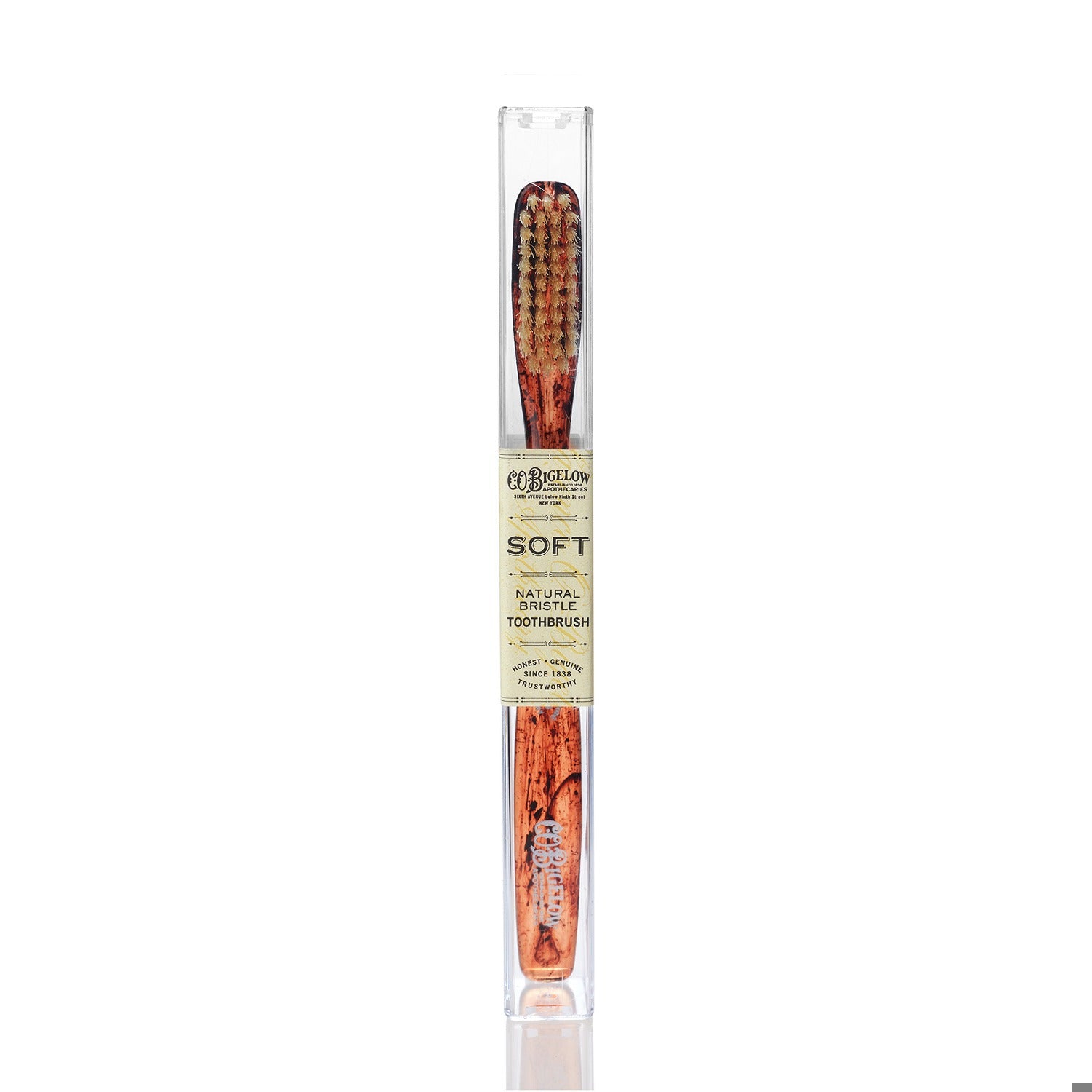 COB Natural Bristle Toothbrush - Tortoise (Soft)