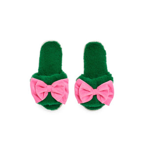 S/M NOELLE SLIPPERS ,GREEN