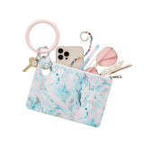Silicone Big O® Key Ring - Rosé Pearlized