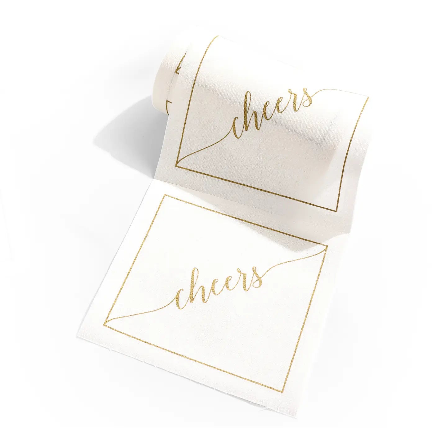Golden Salute Cocktail Napkin Roll