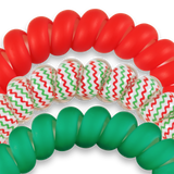 Spiral Hair Coils | Large | Santa Baby Hair Ties