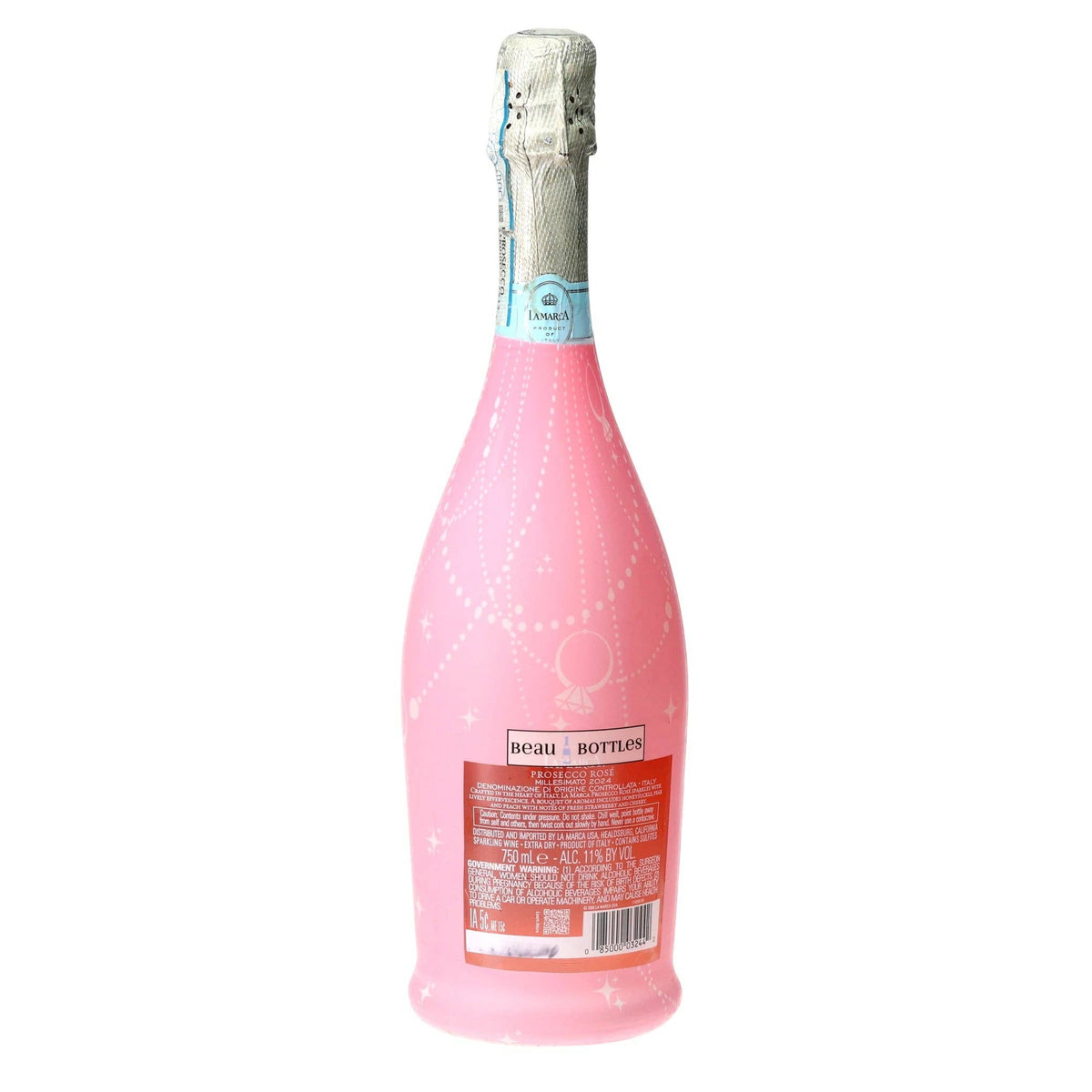 Pink Pearls & Prosecco Prosecco Bottle Wrap